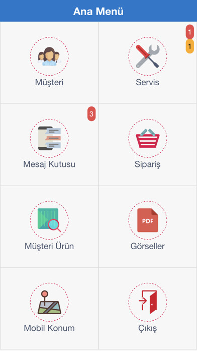 Emulate iPhone app Asistan Teknik Servis using MyAndroid