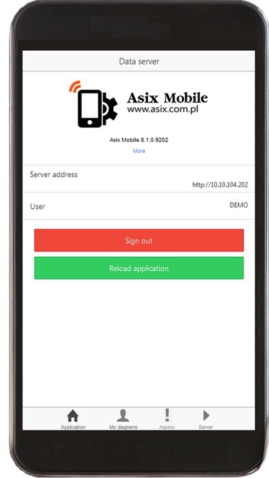 Emulate iPhone app Asix Mobile using MyAndroid