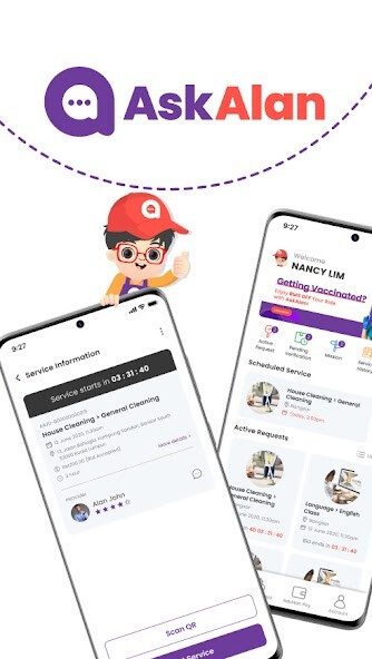 Run android online APK AskAlan from MyAndroid or emulate AskAlan using MyAndroid