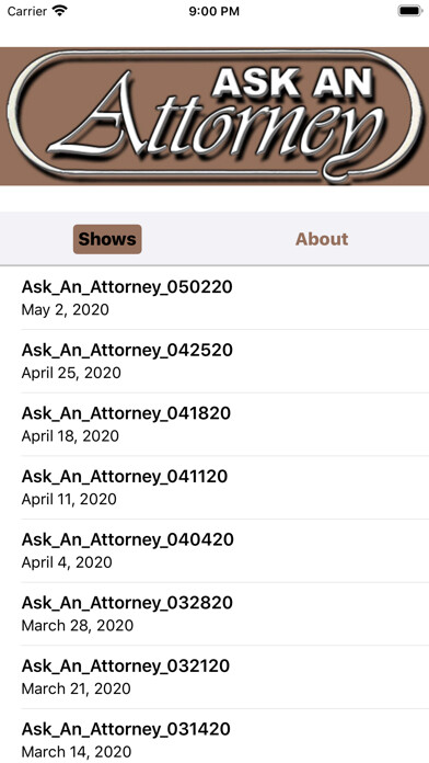 Emulate iPhone app Ask an Attorney using MyAndroid
