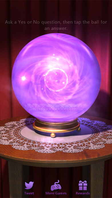 Emulate iPhone app Ask Da Ball using MyAndroid