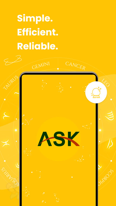 Emulate iPhone app Ask for Your Future using MyAndroid