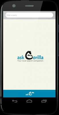 Emulate Android APK askGorilla - Local Search