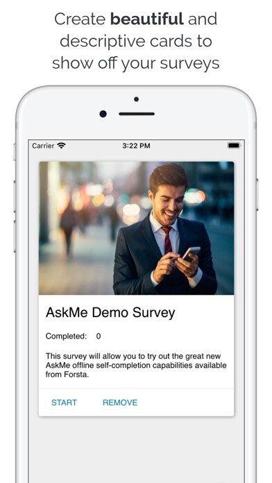 Emulate iPhone app AskMe by Forsta using MyAndroid Emulate iPhone app AskMe by Forsta using MyAndroid