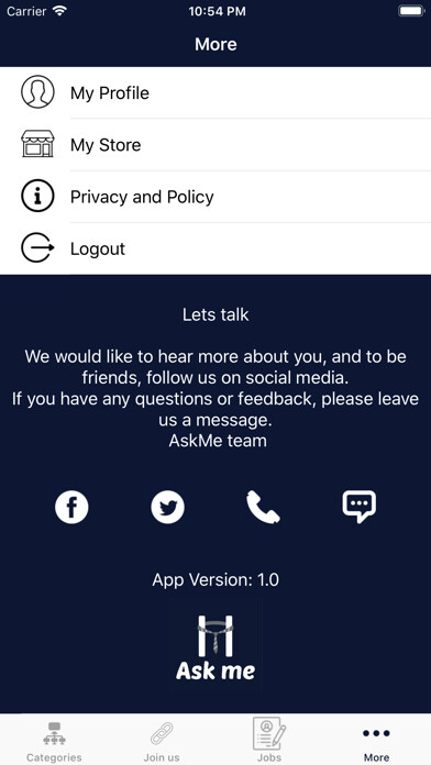 Emulate iPhone app AskmeLeb using MyAndroid Emulate iPhone app AskmeLeb using MyAndroid