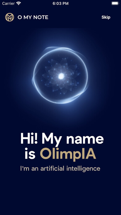 Emulate iPhone app Ask OlimpIA Perfumer assistant using MyAndroid