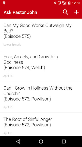 Emulate iPhone app Ask Pastor John using MyAndroid Emulate iPhone app Ask Pastor John using MyAndroid