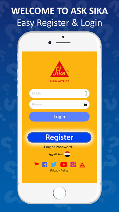 Emulate iPhone app Ask Sika using MyAndroid