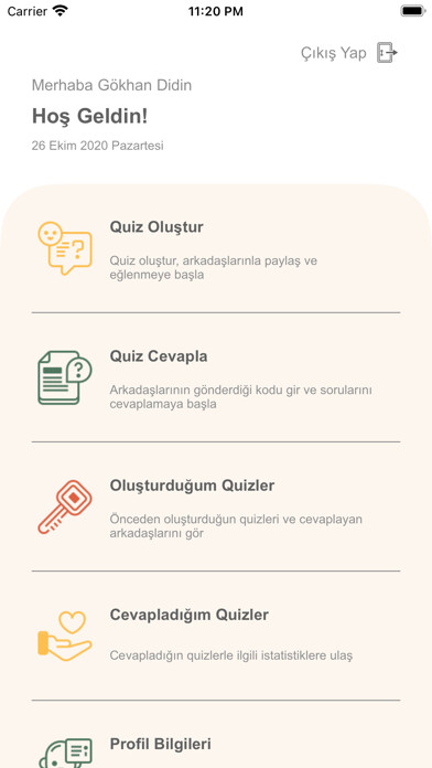 Emulate iPhone app Ask To Friends using MyAndroid
