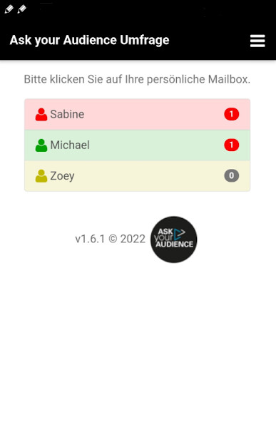 Run android online APK Ask your Audience Umfragen from MyAndroid or emulate Ask your Audience Umfragen using MyAndroid Run android online APK Ask your Audience Umfragen from MyAndroid or emulate Ask your Audience Umfragen using MyAndroid