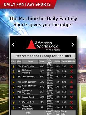 Emulate Android APK ASL Daily Fantasy Sports Guide