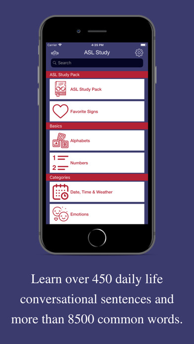 Emulate iPhone app ASL Study using MyAndroid Emulate iPhone app ASL Study using MyAndroid