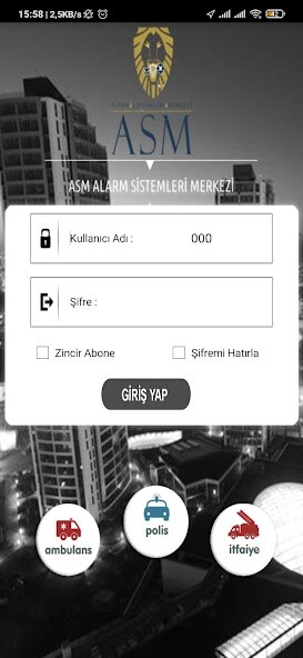 Run android online APK ASM Alarm Sinyal Takibi from MyAndroid or emulate ASM Alarm Sinyal Takibi using MyAndroid