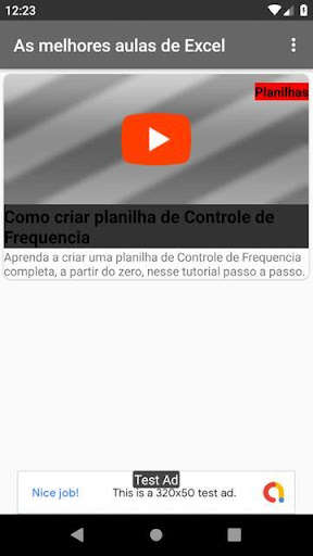 Run android online APK As melhores aulas de Excel from MyAndroid or emulate As melhores aulas de Excel using MyAndroid