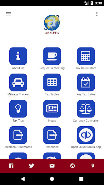 Run android online APK Asmita Accountants App from MyAndroid or emulate Asmita Accountants App using MyAndroid