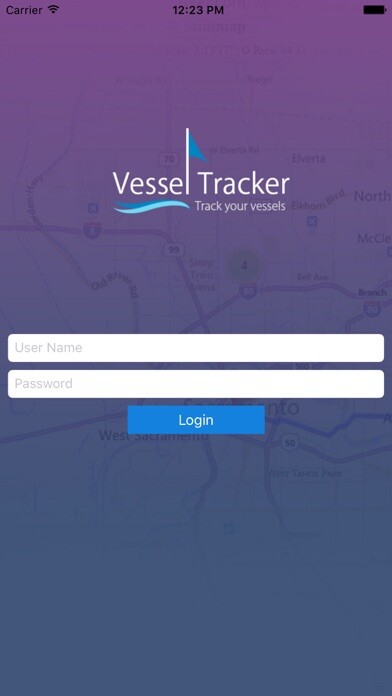 Emulate iPhone app ASM Vessel Tracker using MyAndroid