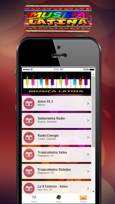 Emulate iPhone app A+ Spanish Radio Stations - Spanish Radio using MyAndroid Emulate iPhone app A+ Spanish Radio Stations - Spanish Radio using MyAndroid