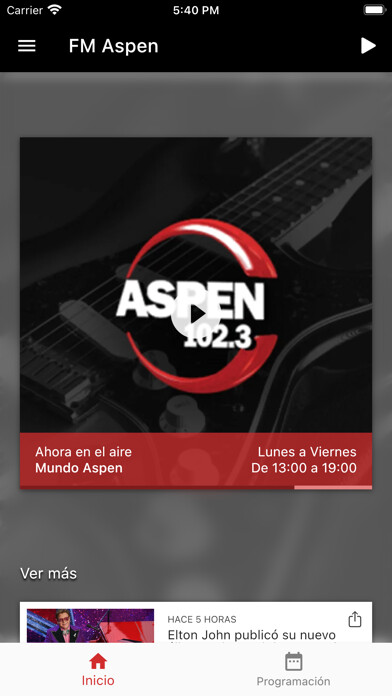 Emulate iPhone app Aspen FM 102.3 using MyAndroid Emulate iPhone app Aspen FM 102.3 using MyAndroid