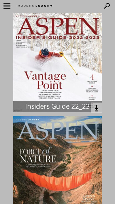 Emulate iPhone app ASPEN Magazine HD using MyAndroid Emulate iPhone app ASPEN Magazine HD using MyAndroid