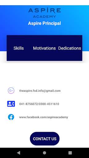Run android online APK aspire academy faisalabad from MyAndroid or emulate aspire academy faisalabad using MyAndroid