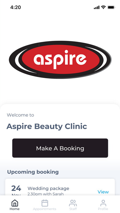 Run android online APK Aspire Beauty Clinic from MyAndroid or emulate Aspire Beauty Clinic using MyAndroid