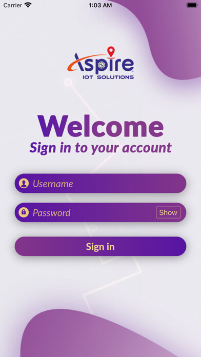 Emulate iPhone app ASPIRE IOT using MyAndroid