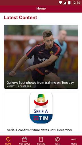 Emulate Android APK AS Roma Mobile Emulate Android APK AS Roma Mobile