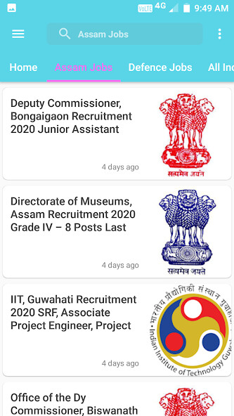 Run android online APK Assam Jobs - Jobs Login from MyAndroid or emulate Assam Jobs - Jobs Login using MyAndroid