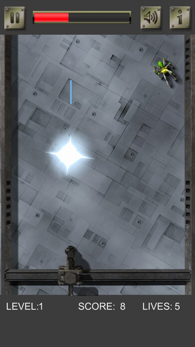Emulate iPhone app Assault of machines. Shooter using MyAndroid