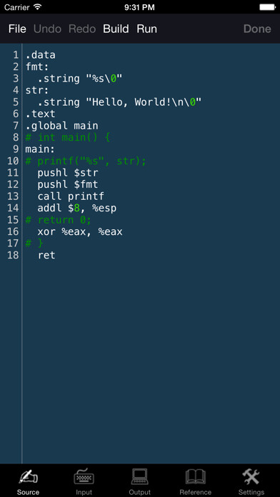 Emulate iPhone app Assembler Programming Language using MyAndroid Emulate iPhone app Assembler Programming Language using MyAndroid