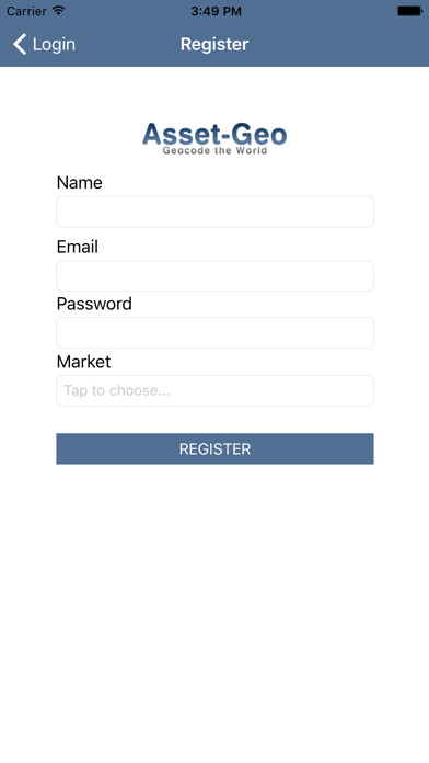 Emulate iPhone app Asset-Geo using MyAndroid