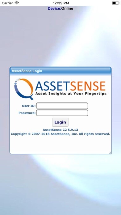 Emulate iPhone app AssetSense C2 using MyAndroid Emulate iPhone app AssetSense C2 using MyAndroid