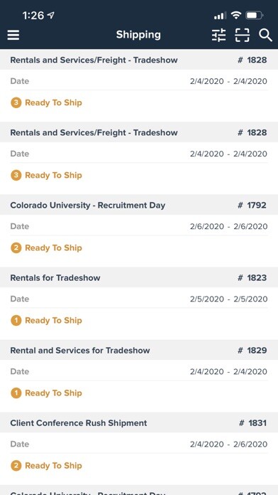 Emulate iPhone app AssetTracker by ExhibitForce using MyAndroid