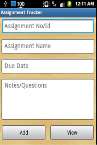 Emulate Android APK Assignment Tracker
