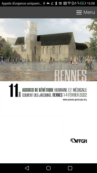Run android online APK Assises de Génétique 2022 from MyAndroid or emulate Assises de Génétique 2022 using MyAndroid