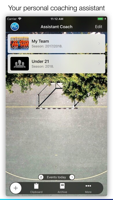 Emulate iPhone app Assistant Coach Handball using MyAndroid
