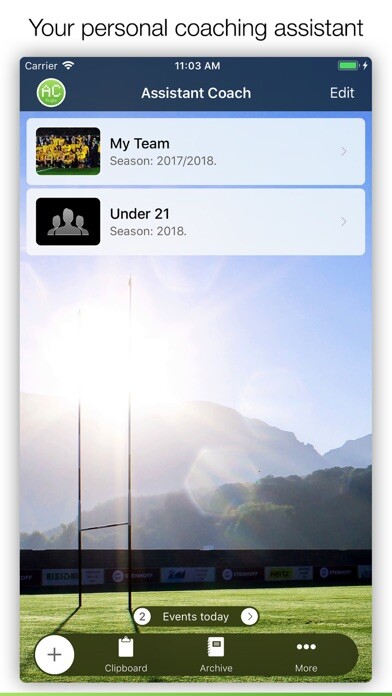 Emulate iPhone app Assistant Coach Rugby using MyAndroid