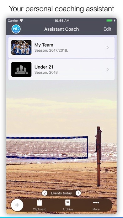 Emulate iPhone app Assistant Coach Volleyball using MyAndroid
