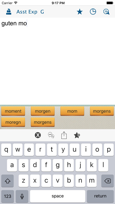Emulate iPhone app Assistive Express German using MyAndroid Emulate iPhone app Assistive Express German using MyAndroid