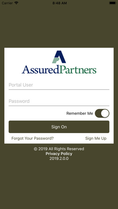 Emulate iPhone app AssuredPartners Sedalia using MyAndroid