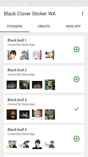 Run android online APK Asta Black Sticker Wa from MyAndroid or emulate Asta Black Sticker Wa using MyAndroid
