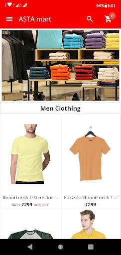 Run android online APK ASTA mart from MyAndroid or emulate ASTA mart using MyAndroid