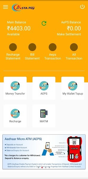 Run android online APK Astapay from MyAndroid or emulate Astapay using MyAndroid