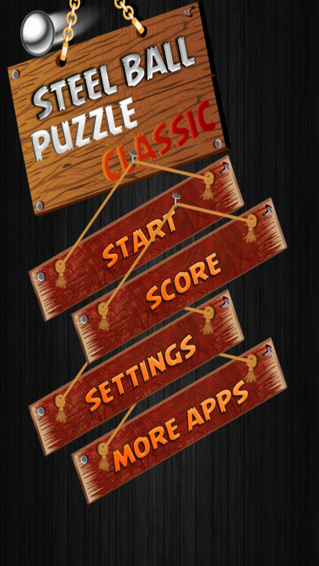 Emulate iPhone app A Steel Ball Puzzle Classic Free Skill Game using MyAndroid