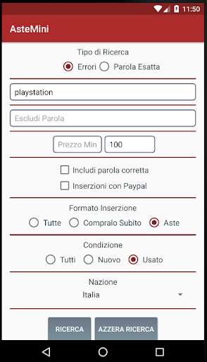 Run android online APK AsteMini: Cerca aste nascoste su Ebay from MyAndroid or emulate AsteMini: Cerca aste nascoste su Ebay using MyAndroid