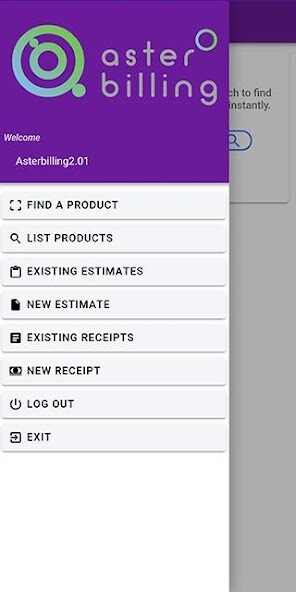 Run android online APK Aster Billing Order App from MyAndroid or emulate Aster Billing Order App using MyAndroid