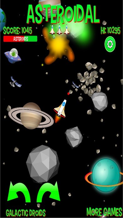Emulate iPhone app Asteroidal Pro using MyAndroid