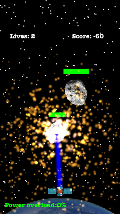 Emulate iPhone app Asteroid Killer using MyAndroid