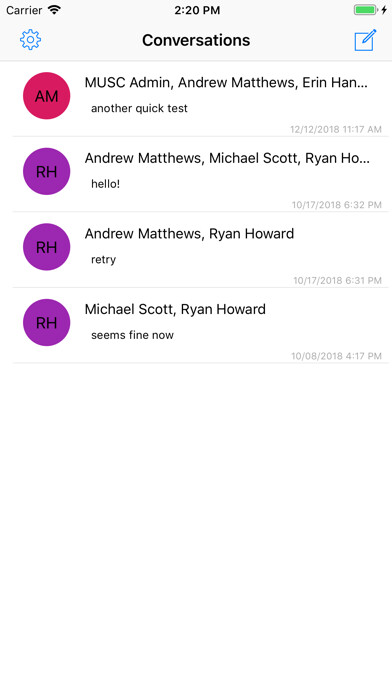 Emulate iPhone app Asthma Chat using MyAndroid