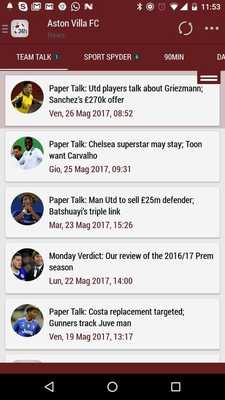 Emulate Android APK Aston Villa News 24h Emulate Android APK Aston Villa News 24h